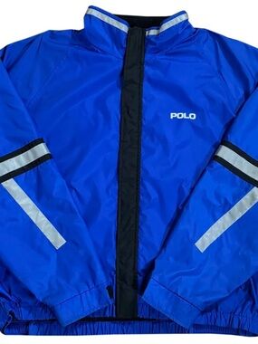 Vintage Polo Sport Ralph Lauren Blue / 3M Jacket (Size XL)